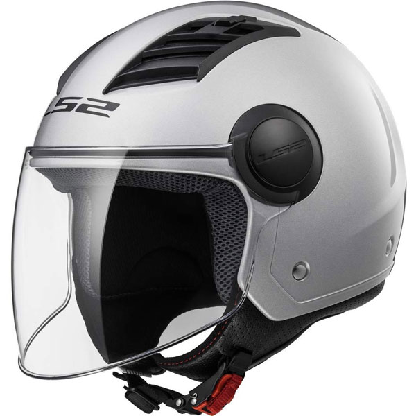 Ls2 Airflow L Of562 Solid Silver LS2 305625004 Jet Helmets MotoStorm