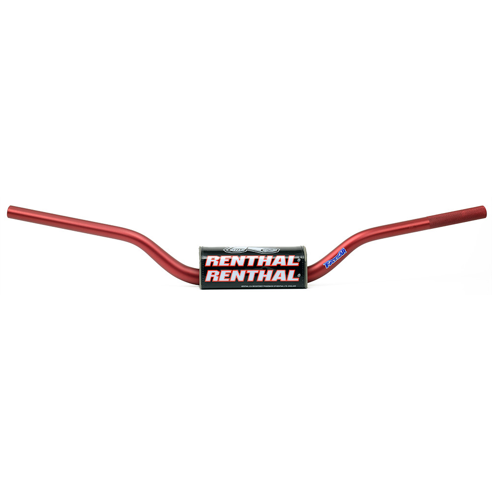 Renthal Fat Bar Rc Handlebar Red Rd Controls Levers Motostorm