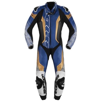 spidi supersonic leather perforated suit pro gold motostorm