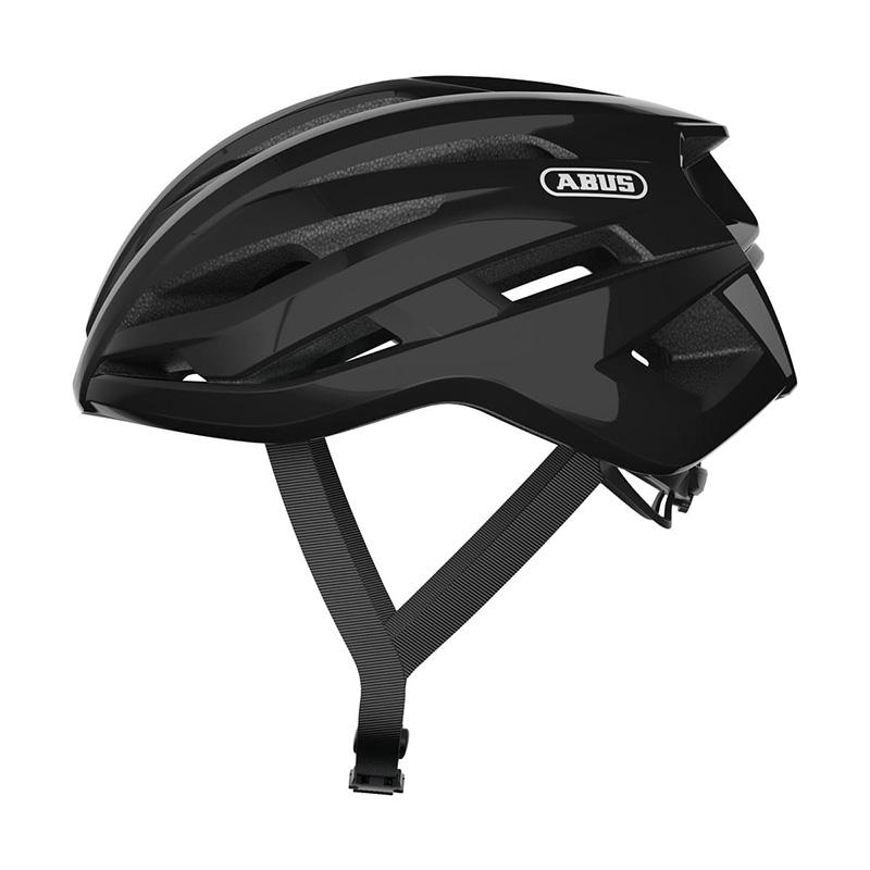 Abus Stormchaser Road Helmet Shiny Black 63_375-376-377-409 Bike ...