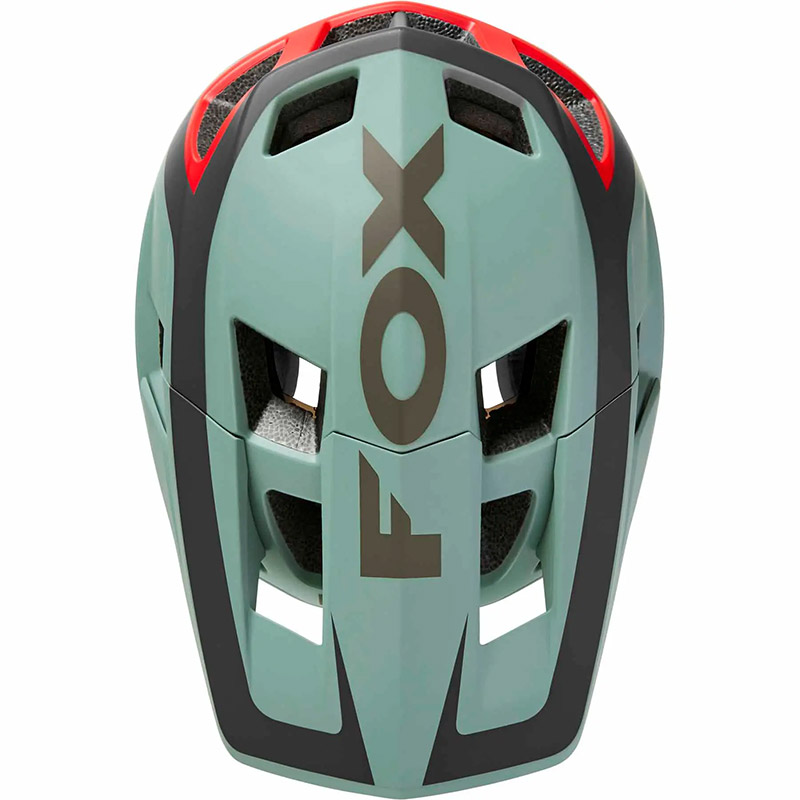 Fox Dropframe Pro Dvide MTB ヘルメット ユーカリ 自転車用ヘルメット 