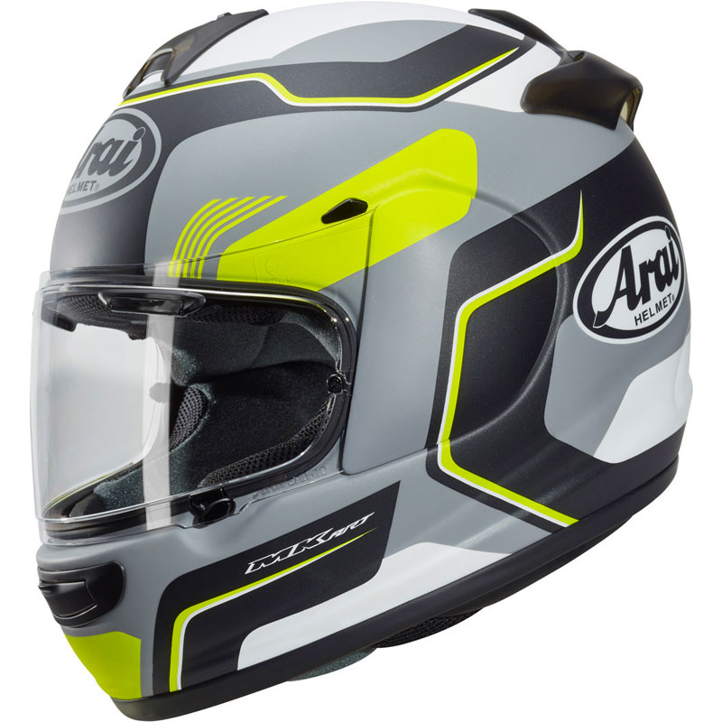 Arai Axces 3 Pinlock Sense Yellow AR3390SF Full Face Helmets | MotoStorm