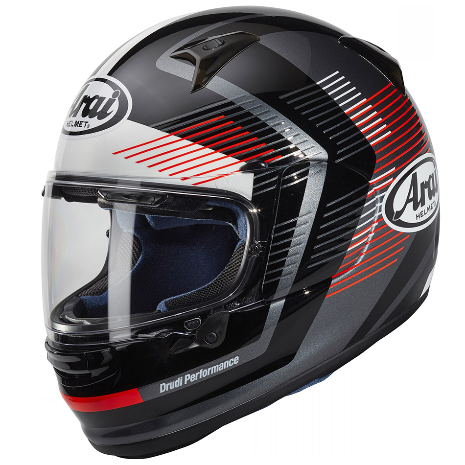 Arai Profile V Impulse Helmet Red AR3490IR Full Face ...