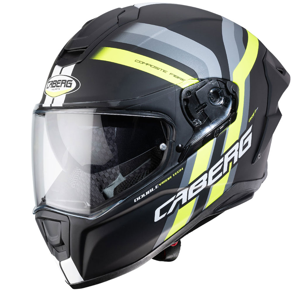 Caberg Drift Evo Vertical Helmet Black Yellow C2oi00g1 Full Face Helmets Motostorm