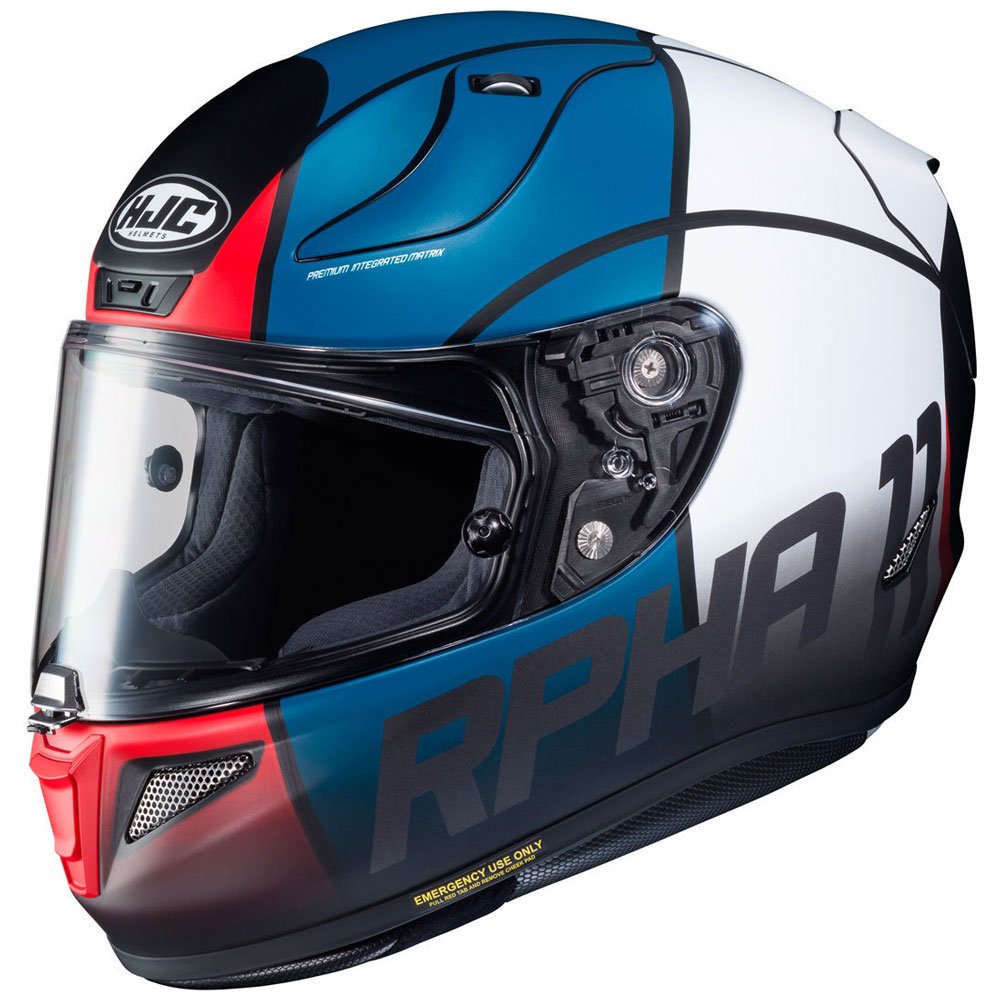 Full Face Helmet Hjc Rpha 11 Quintain Blue HJC-138921-MC21SF Full Face ...