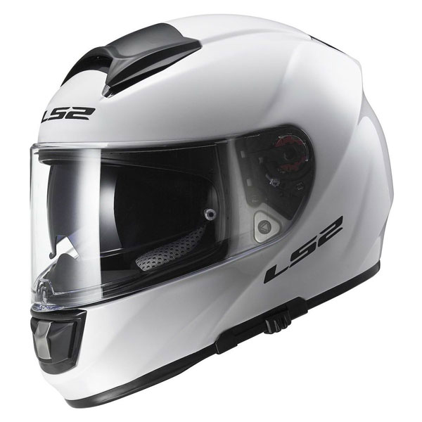 Ls2 Ff397 Vector Evo Solid White Ls2 Full Face Helmets Motostorm