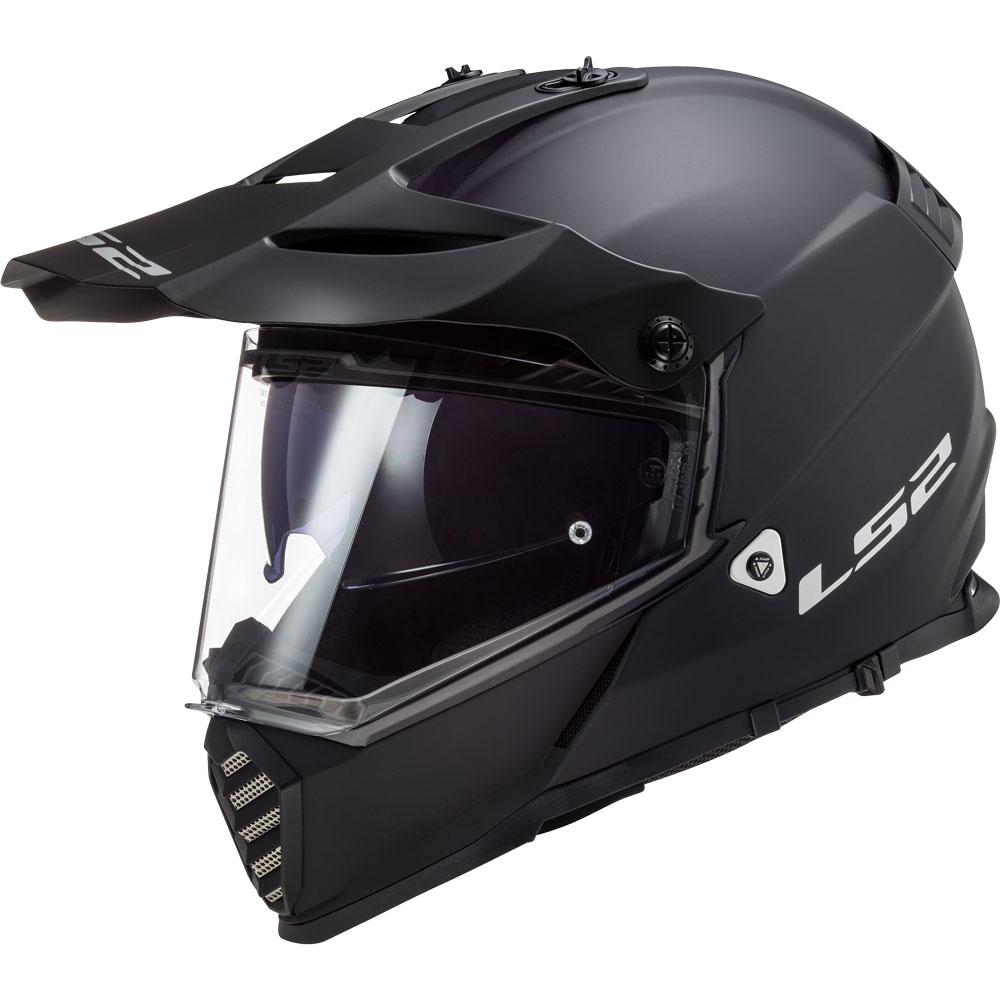 Ls2 Mx436 Pioneer Evo Solid Matt Black LS2404362011 Full Face Helmets