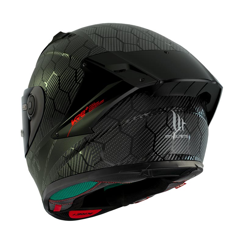 Casco Mt Helmets KRE+ Carbon Solid A11 Negro Brillo
