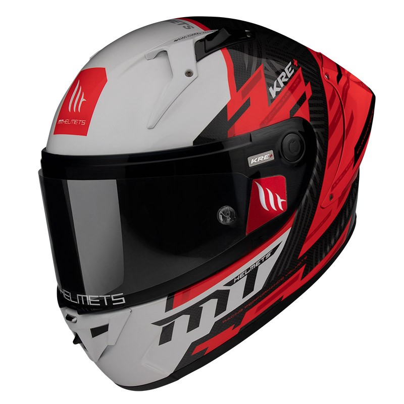 Mt Helmets Kre Plus Carbon Brush A5 Red MT-1302736050 Full Face