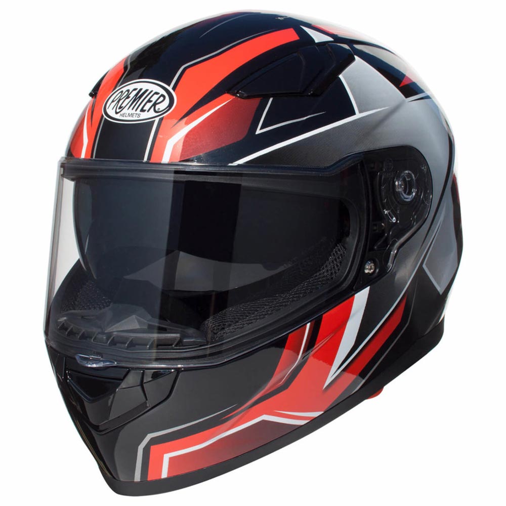 Premier Viper Sr92 2019 Helmet Black Red APINTVIPPOLS9200 Full Face