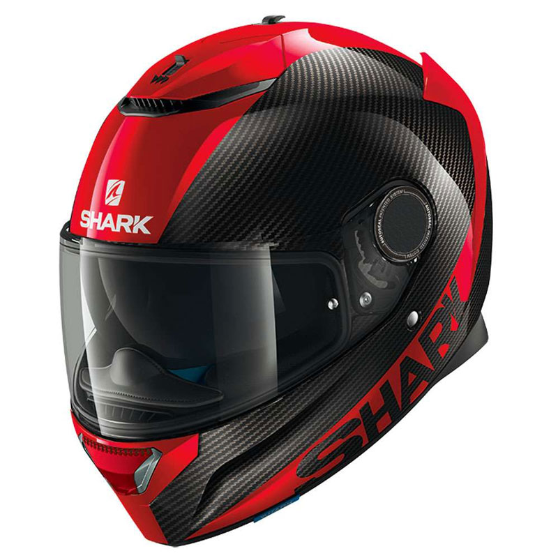 shark helmet red