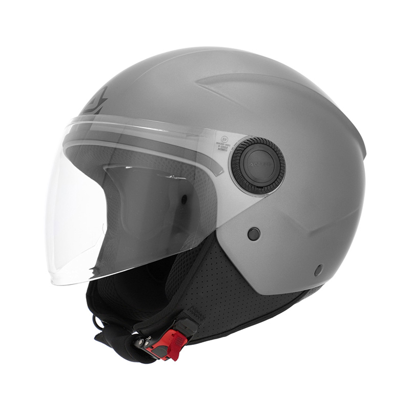 Casco Acerbis Jet Brezza Metallic grigio scuro