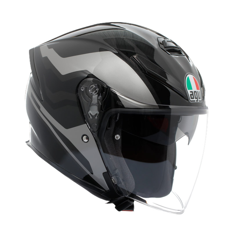 Casco Agv K5 Jet Evo Tune grigio nero