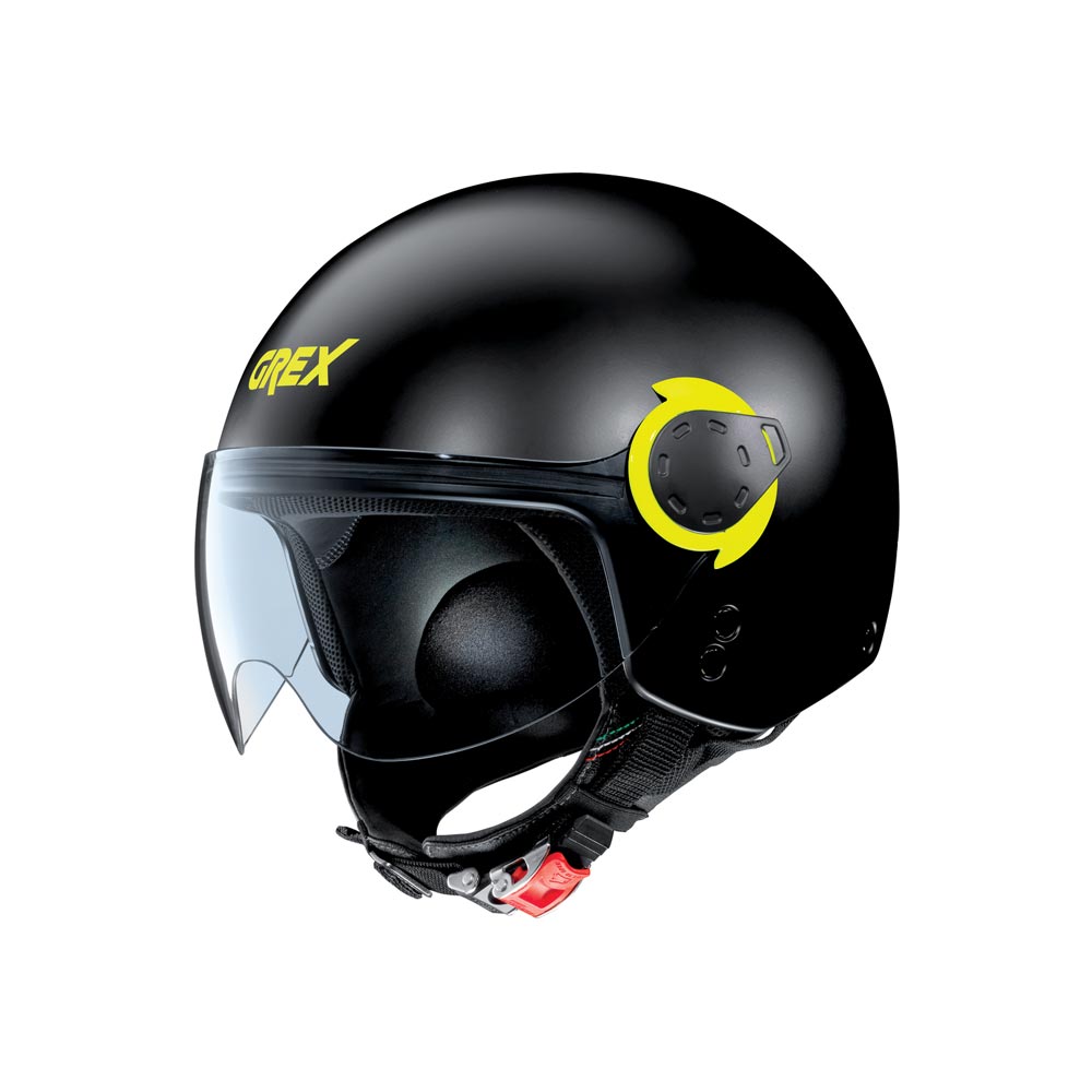 Grex G3.1e Couplé Helmet Black Yellow G3E000395010 Jet Helmets | MotoStorm