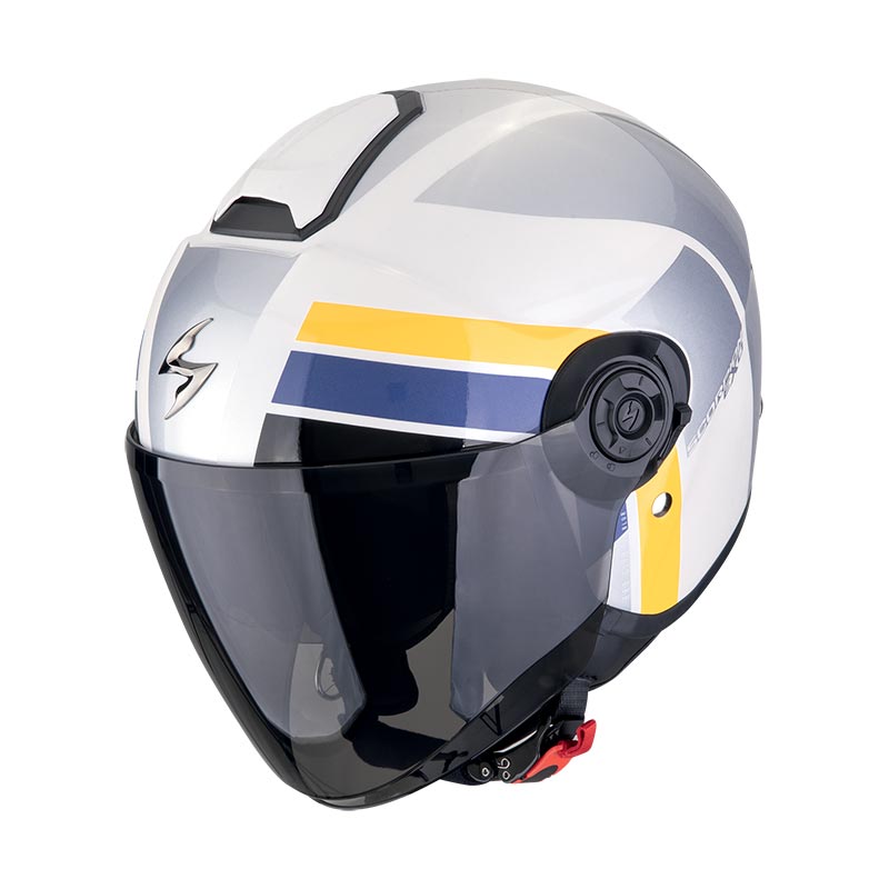 Casco Scorpion Exo City 2 Blur giallo