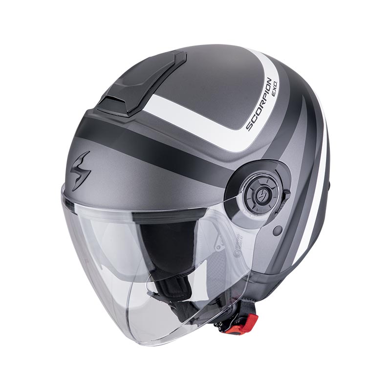 Casco Scorpion Exo City 2 Riva argento opaco