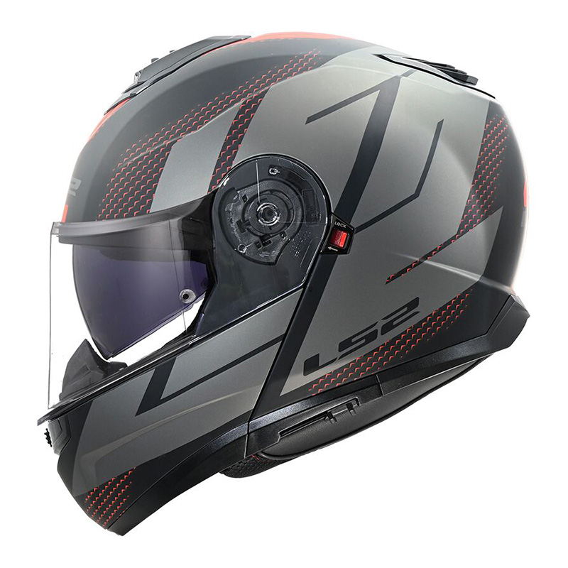 Casco Modulare Ls2 FF908 Strobe 2 Code nero opaco