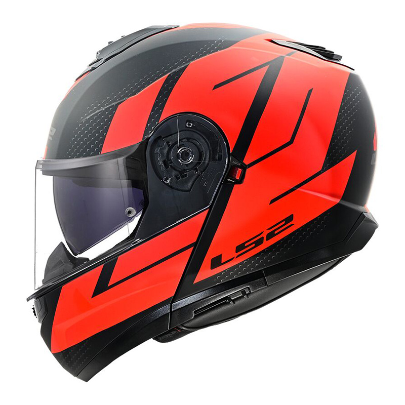 Casco Modulare Ls2 FF908 Strobe 2 Code rosso opaco