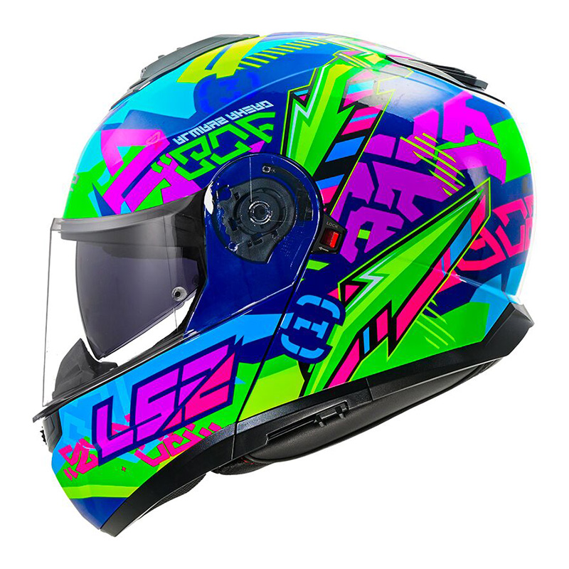 Casco Modulare Ls2 FF908 Strobe 2 Svent blu verde