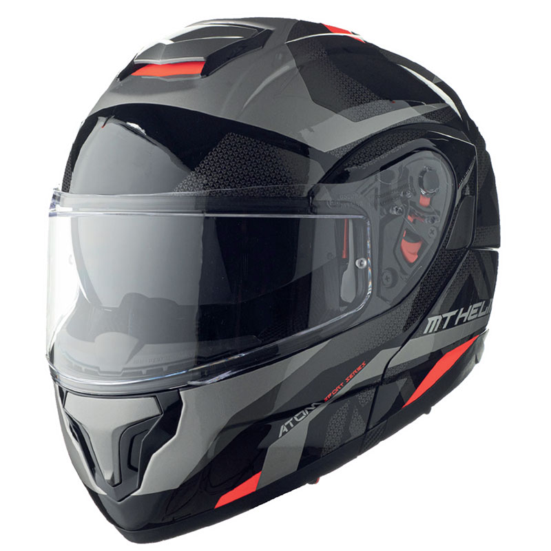 Casco Mt Helmets Atom Sv Skill A1 negro opaco MT-1052873013 Modulares | MotoStorm