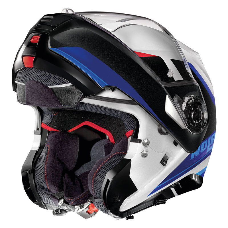 Nolan N100.5 Hilltop N-com White Modular Helmets |