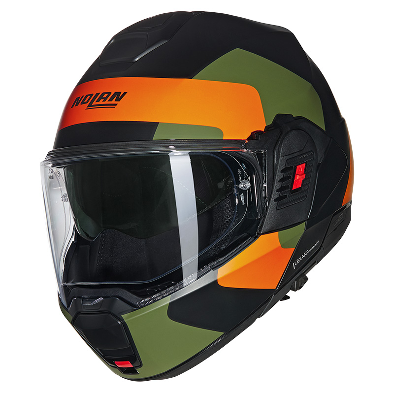 Casco Nolan N120.1 Omocromo verde opaco