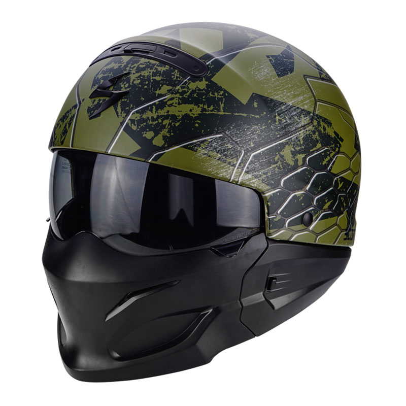 Scorpion Exo-combat Ratnik Matt Green 82-223-29 Modular Helmets | MotoStorm