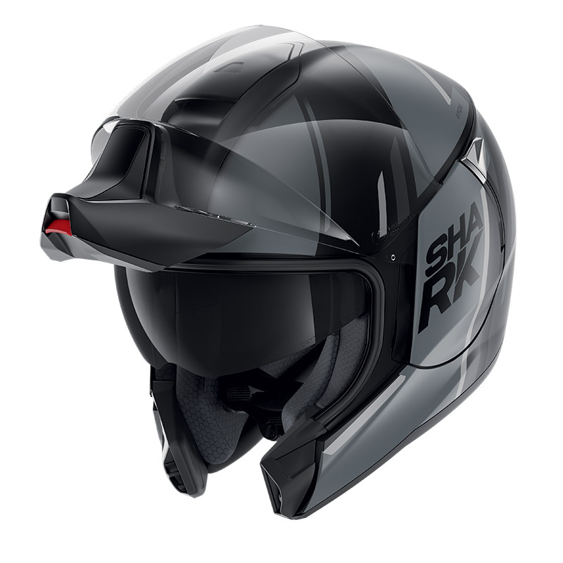 Shark Evo Jet Vyda Mat Modular Helmet Black HE8809EKAS Modular Helmets ...