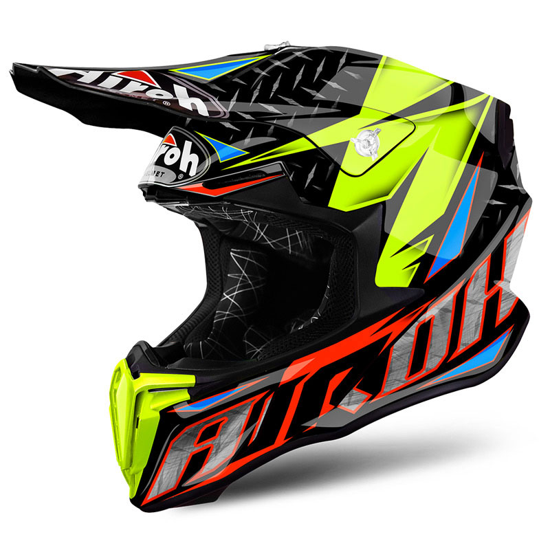 Airoh Twist Iron Orange Twir Offroad Helmets Motostorm