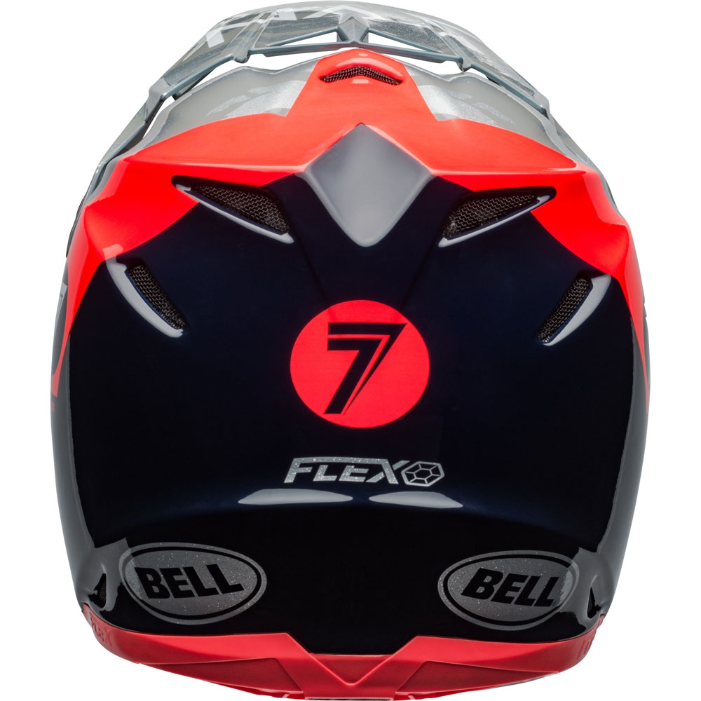 Bell Moto 9 Flex Carbon Seven Zone Red BE-710286_1-2-3-4-5 Offroad ...