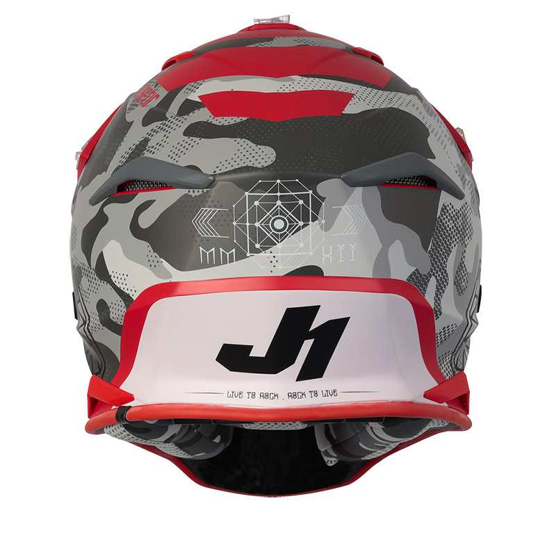 Just-1 J39 Kinetic Helmet Camo Red JO6063370271003 Offroad Helmets ...