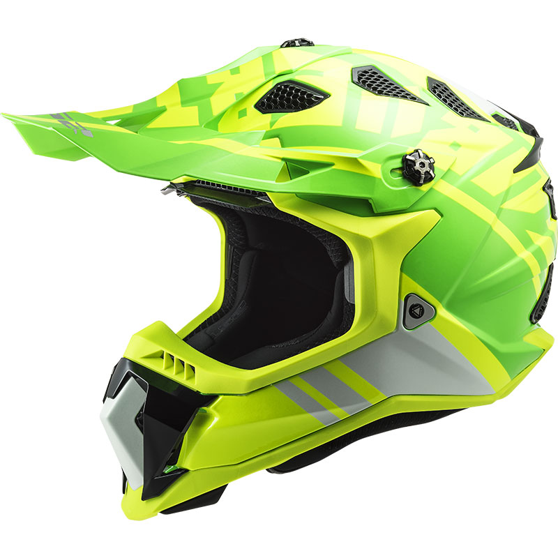 Ls2 Mx700 Subverter Evo Gammax Helmet Yellow Green