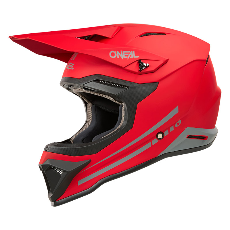 Casco O Neal 1 Srs 2206 Solid V.25 rosso opaco