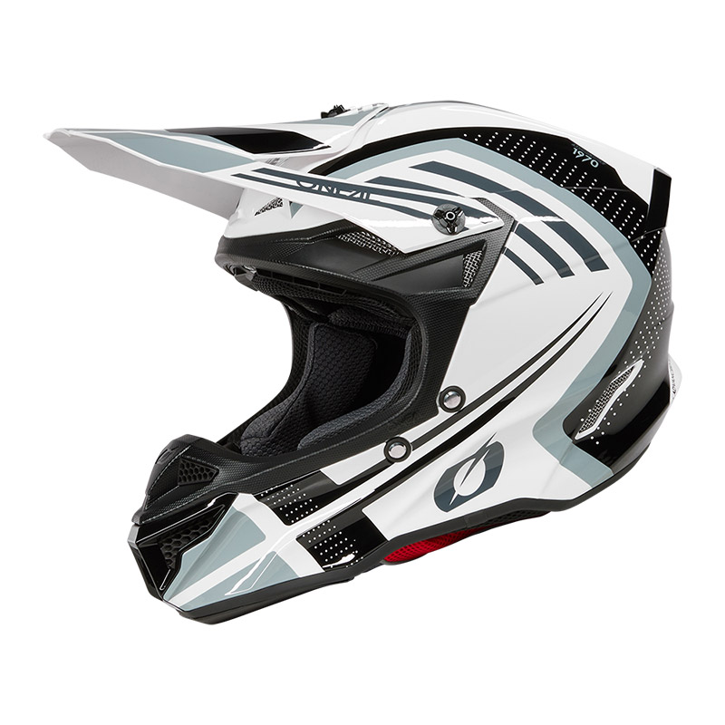 Casco O Neal 5SRS Polyacrylite Spike bianco