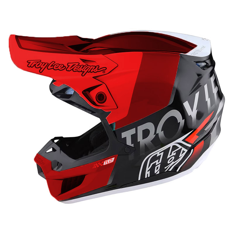 Troy Lee Designs Se5 Composite Qualifier Red TLD-18355901 Offroad Helmets