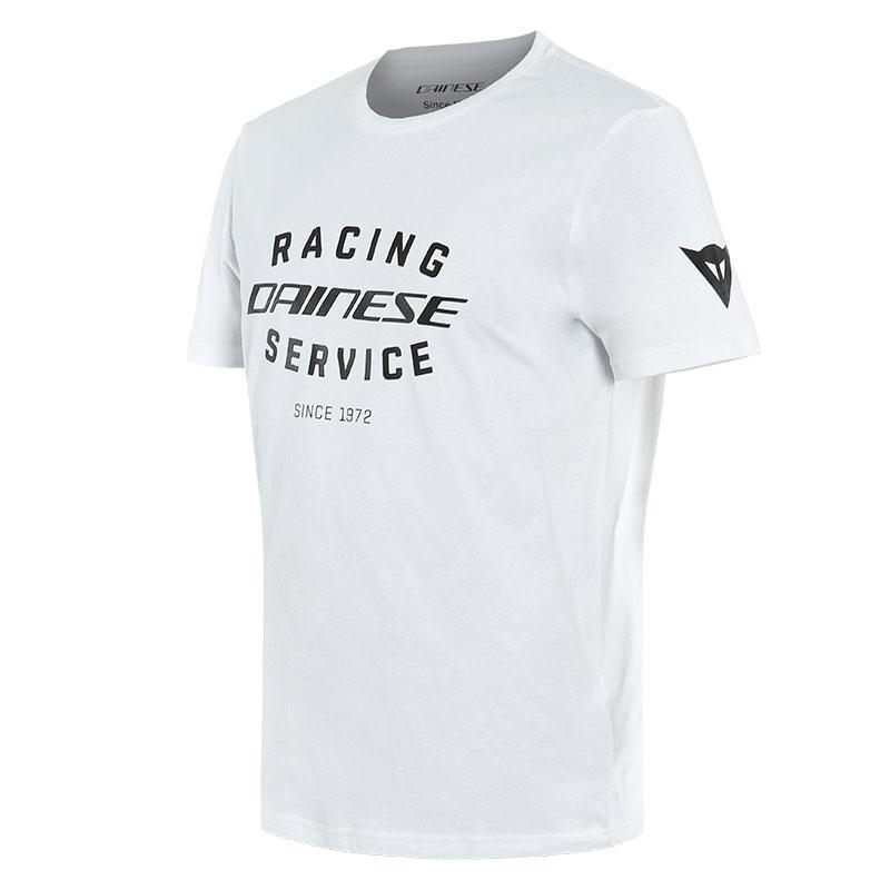 T Shirt Dainese Racing Service Bianco | MotoStorm