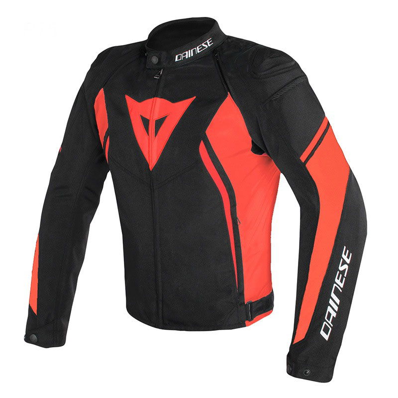 Dainese Avro D2 Tex Jacket Black Fluo Red DA1735190-P75 Jackets | MotoStorm