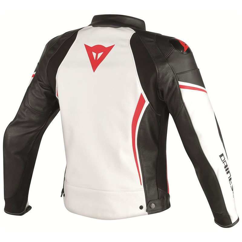 Dainese Assen Leather Jacket Red DA-1533760-G27 Jackets | MotoStorm