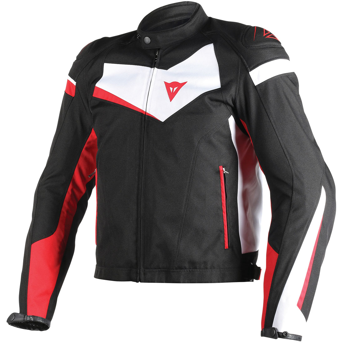 Dainese Veloster Tex Jacket Black Red DA-1735177-858 Jackets | MotoStorm