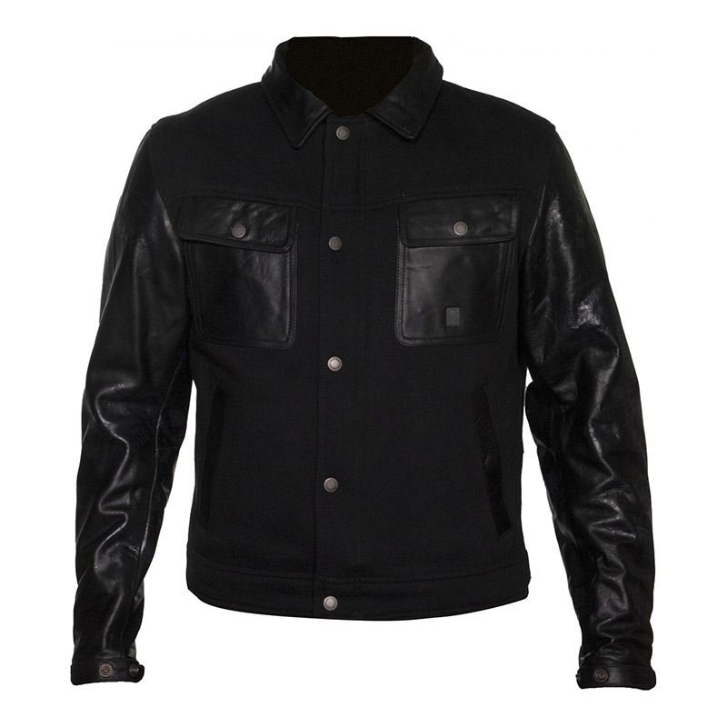 Helstons Kansas Leather Jacket Black HS-2022020-NN Jackets | MotoStorm