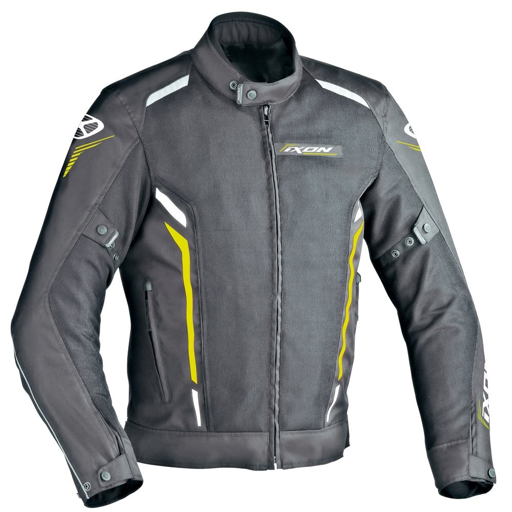 Ixon Jacket Cooler Black Yellow Fluo 100101043-1080 Jackets | MotoStorm