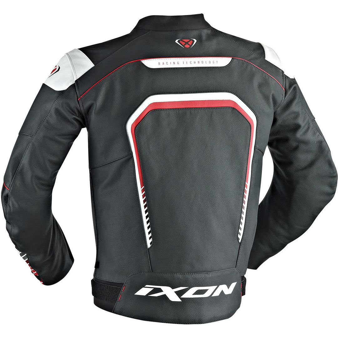 Ixon Fighter Jacket Black White Red 100201031-1027 Jackets | MotoStorm