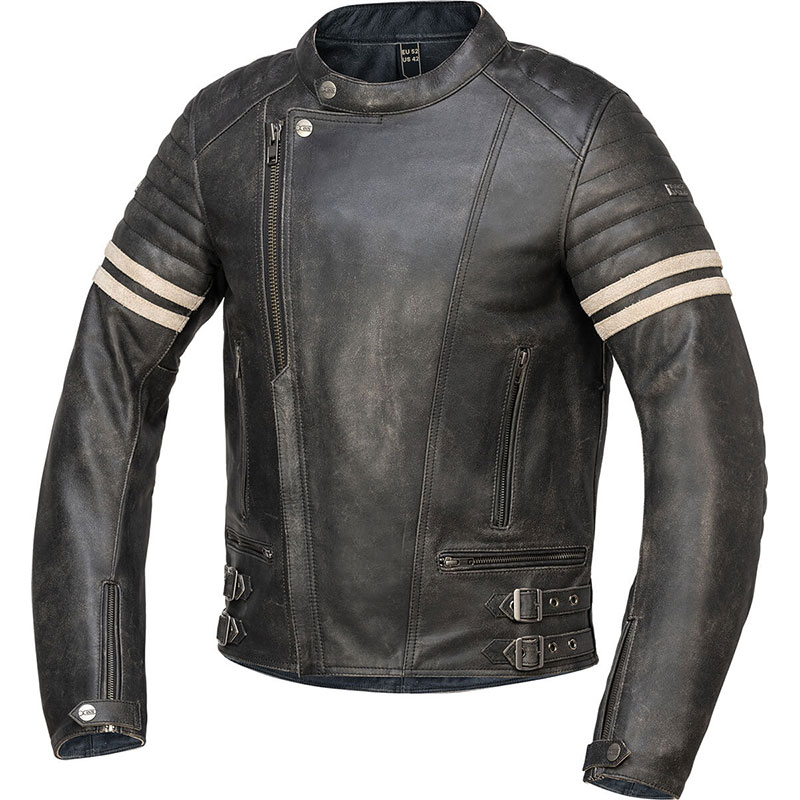 Ixs Classic Ld Andy Leather Jacket Black X73717-003 Jackets | MotoStorm