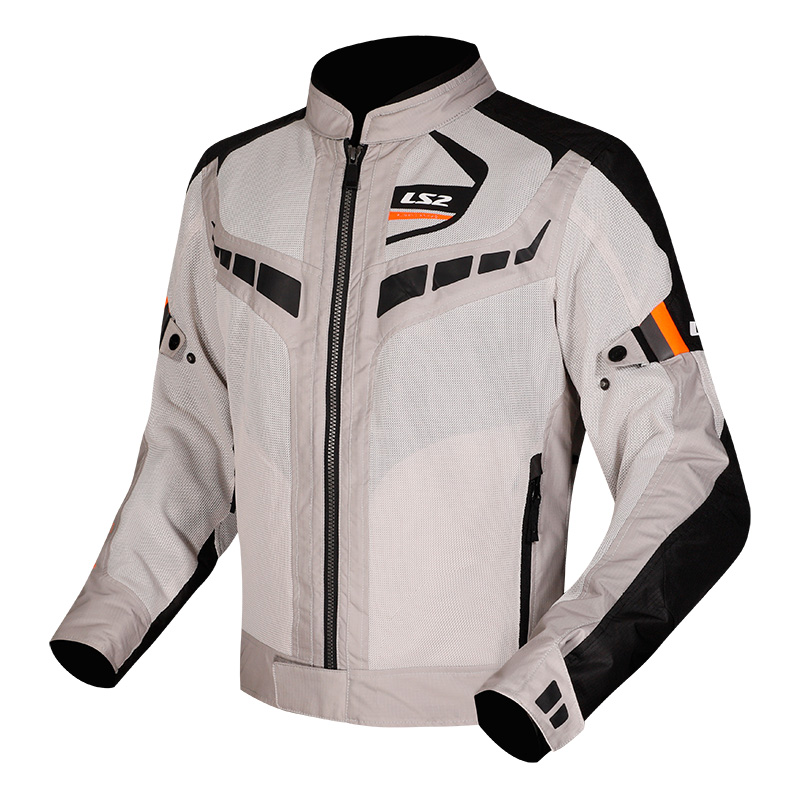 Giacca LS2 Garda Air grigio arancio