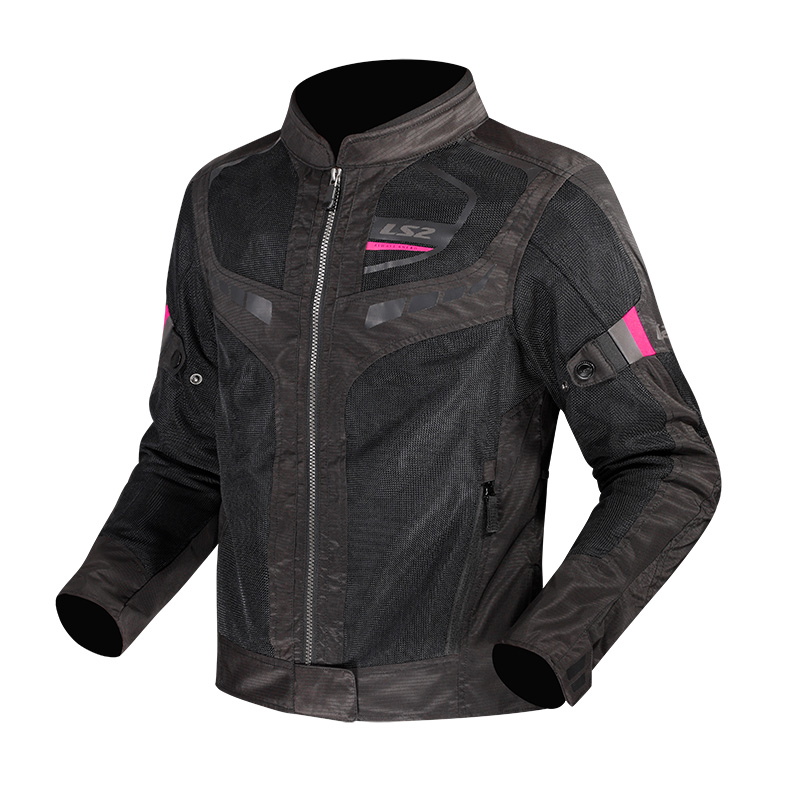 Giacca Donna LS2 Garda Air nero rosa