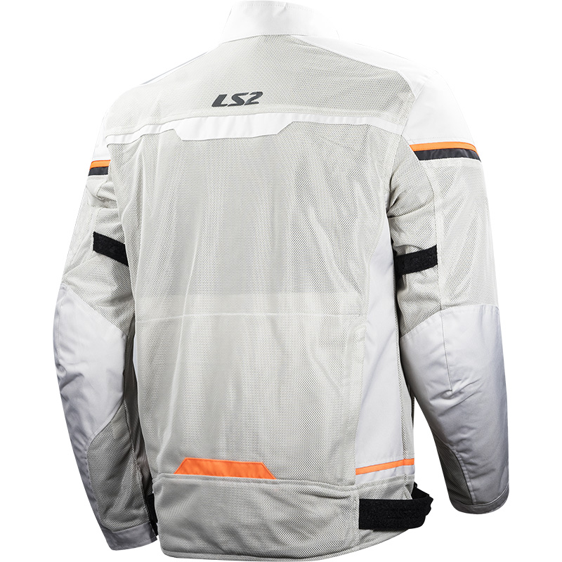 Ls2 Riva Jacket Light Grey Hv Orange LS2-64100S0108 Jackets | MotoStorm