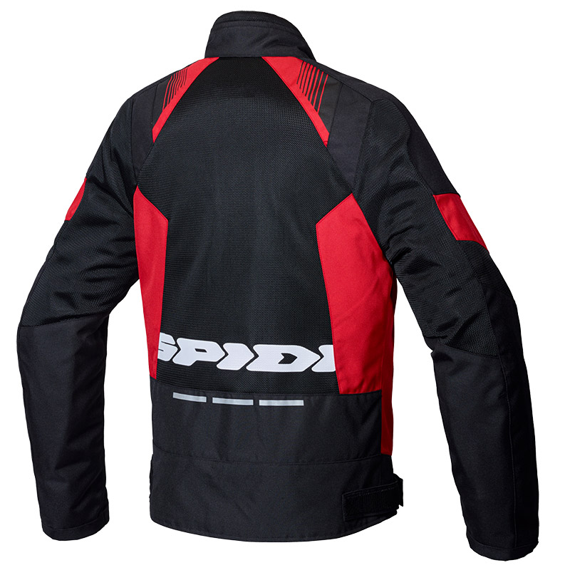 Spidi Flash Evo Net Windout Jacket Black Red T278014 Jackets | MotoStorm
