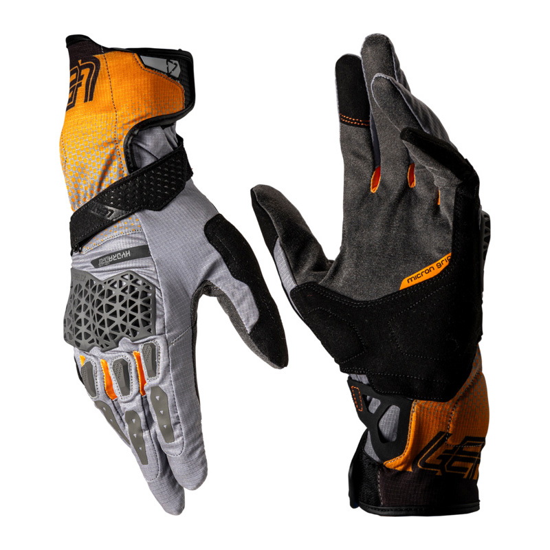 Guanti Leatt ADV HydraDri 5.5 V25 grigio arancio