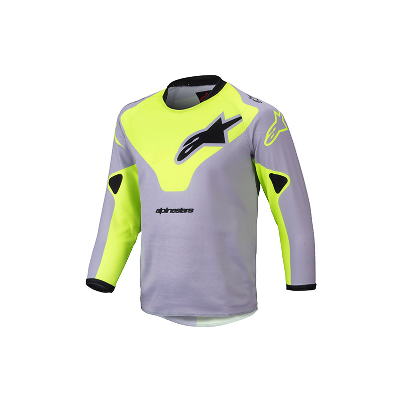 Maglia Alpinestars Kids Racer grigio giallo