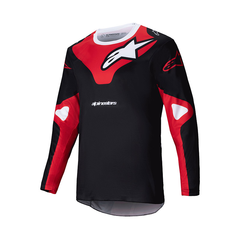 Maglia Alpinestars Racer Veil 2025 nero rosso